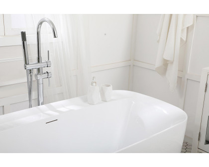 Elegant Bathtub - White, D 59" (BT10559GW)