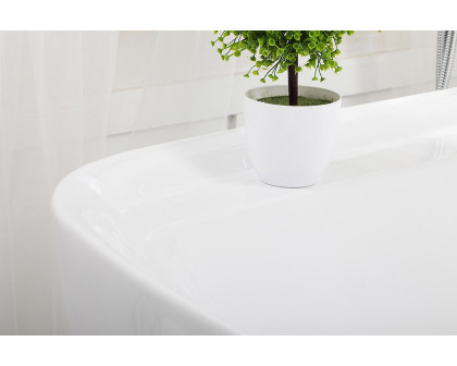 Elegant Bathtub - White, D 59" (BT10559GW)