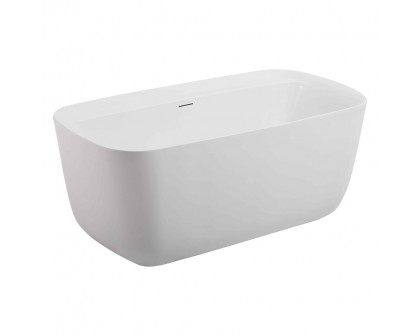 Elegant Bathtub - White, D 59" (BT10559GW)