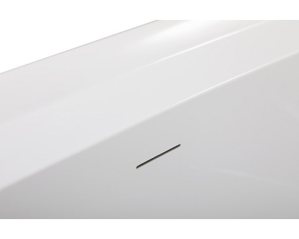 Elegant Bathtub - White, D 67" (BT10567GW)