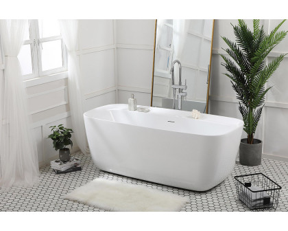 Elegant Bathtub - White, D 67" (BT10567GW)