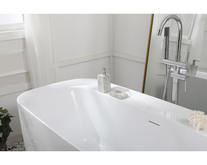 Elegant Bathtub - White, D 67" (BT10567GW)