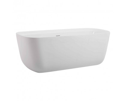 Elegant Bathtub - White, D 67" (BT10567GW)