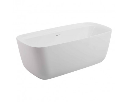 Elegant Bathtub - White, D 67" (BT10567GW)