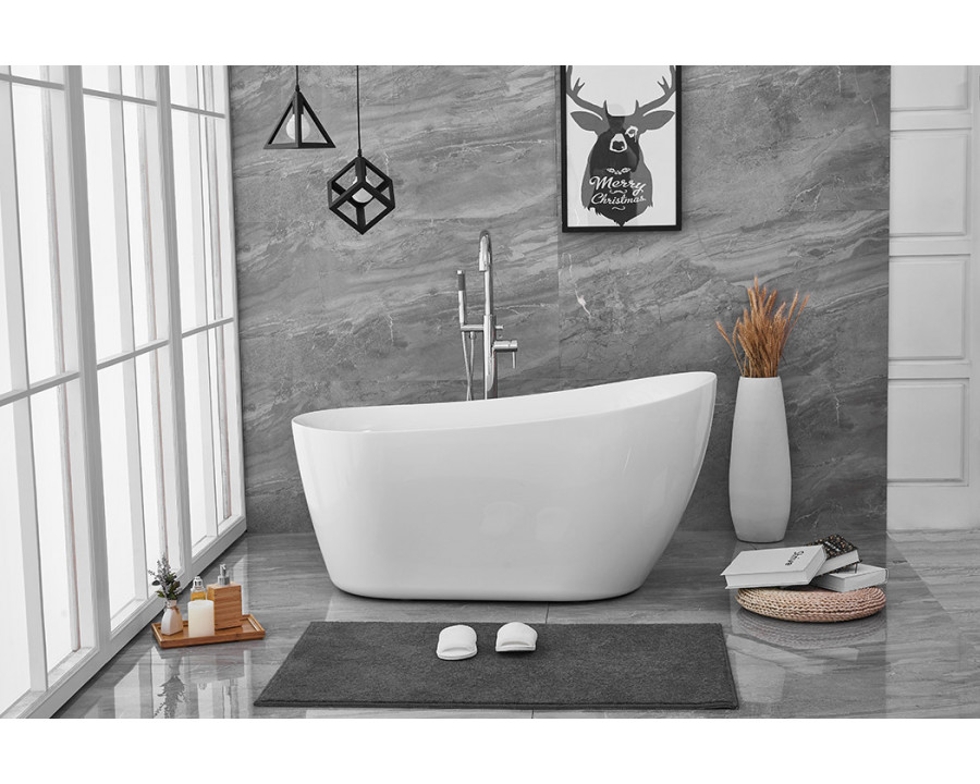 Elegant - Soaking Single Slipper Bathtub