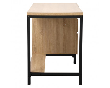 Elegant - Emerson Industrial Single Cabinet Desk (DF11003MW)