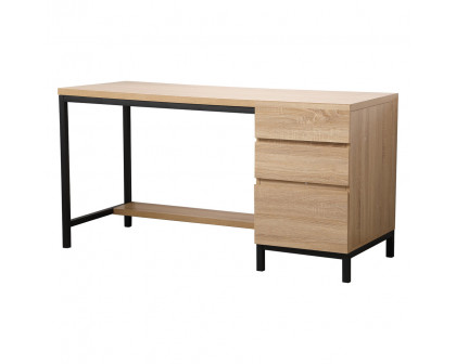 Elegant - Emerson Industrial Single Cabinet Desk (DF11003MW)