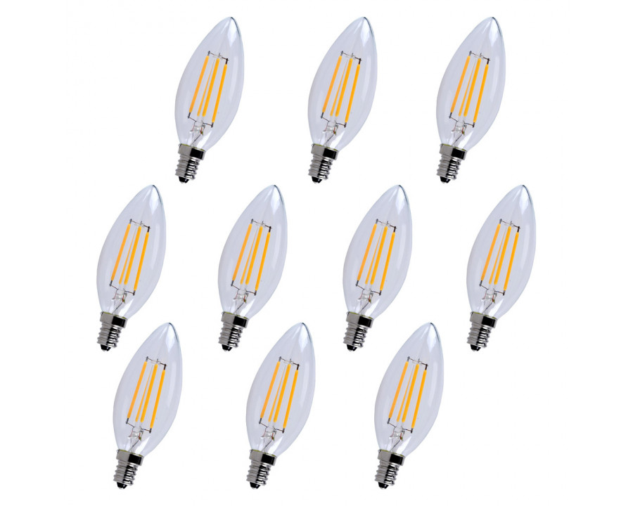 Elegant Light Bulbs - 2700K, 4 W (E12LED101-10PK)