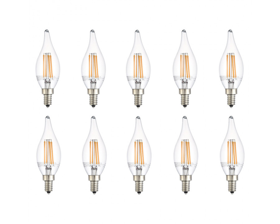 Elegant Light Bulbs - 2700K, 6 W (E12LED106-10PK)