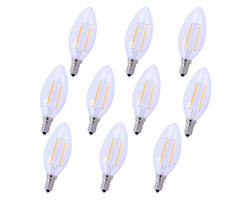 Elegant Light Bulbs - 3000K, 45414 W (E12LED113-10PK)