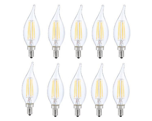 Elegant Light Bulbs - 3000K, 6 W (E12LED116-10PK)