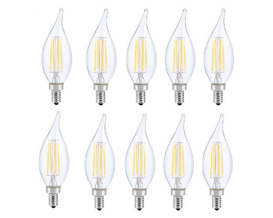 Elegant Light Bulbs - 3000K, 6 W (E12LED116-10PK)