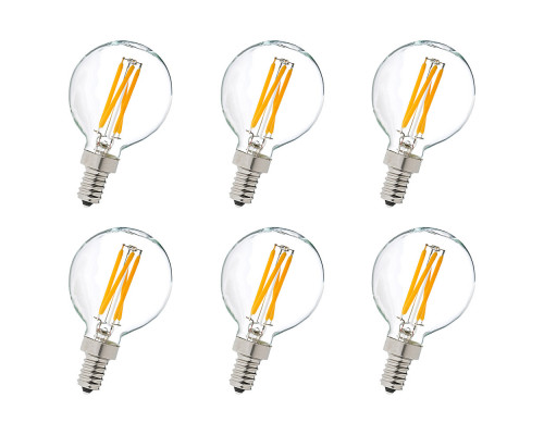 Elegant Light Bulbs - 2700K, 4 W (G14LED101V1-6PK)