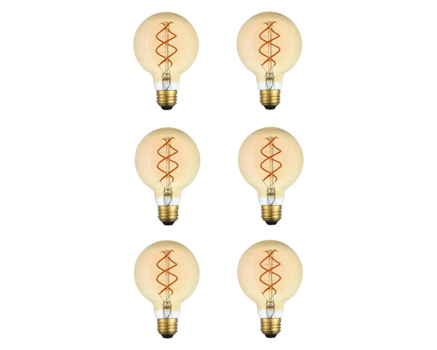 Elegant Light Bulbs - 2000K (G25LED302-6PK)