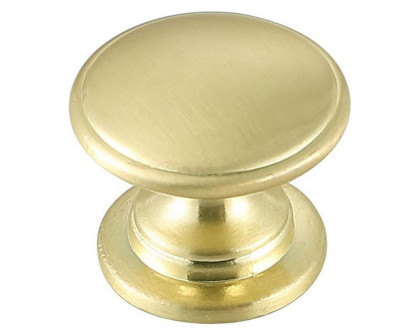 Elegant Cadon Cabinet Knob, Set of 10 - Brushed Gold (KB2004-GD-10PK)