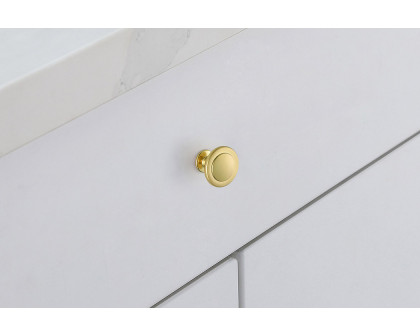 Elegant Cadon Cabinet Knob, Set of 10 - Brushed Gold (KB2005-GD-10PK)