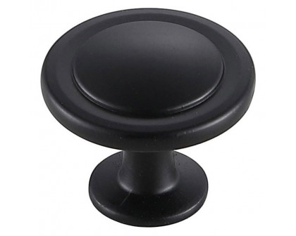 Elegant Cadon Cabinet Knob, Set of 10 - Matte Black (KB2005-MB-10PK)