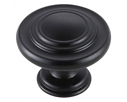 Elegant Cadon Cabinet Knob, Set of 10 - Matte Black (KB2006-MB-10PK)