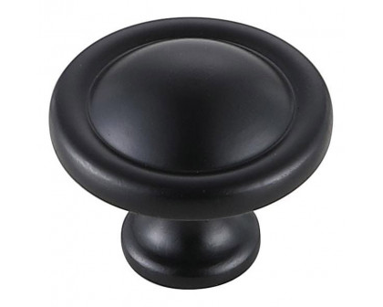 Elegant Cadon Cabinet Knob, Set of 10 - Matte Black (KB2007-MB-10PK)