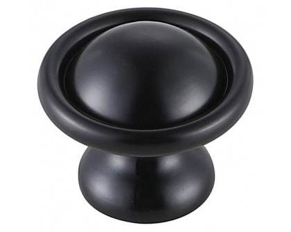 Elegant Cadon Cabinet Knob, Set of 10 - Matte Black (KB2008-MB-10PK)