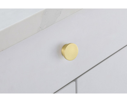 Elegant Cadon Cabinet Knob, Set of 10 - Brushed Gold (KB2009-GD-10PK)