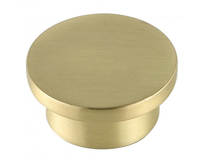 Elegant Cadon Cabinet Knob, Set of 10 - Brushed Gold (KB2009-GD-10PK)