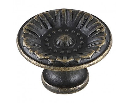 Elegant Cadon Cabinet Knob, Set of 10 - Antique Bronze (KB2010-AB-10PK)