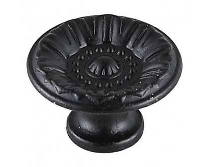 Elegant Cadon Cabinet Knob, Set of 10 - Matte Black (KB2010-MB-10PK)