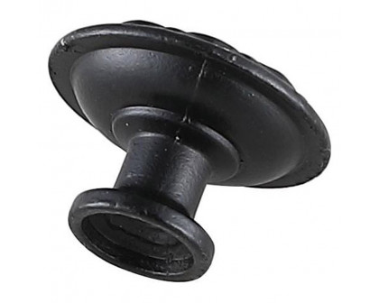 Elegant Cadon Cabinet Knob, Set of 10 - Matte Black (KB2010-MB-10PK)