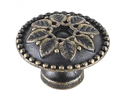 Elegant Cadon Cabinet Knob, Set of 10 - Antique Bronze (KB2011-AB-10PK)