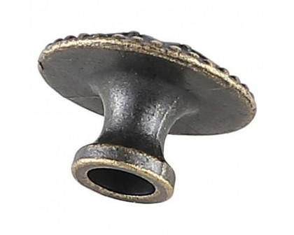 Elegant Cadon Cabinet Knob, Set of 10 - Antique Bronze (KB2011-AB-10PK)