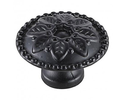 Elegant Cadon Cabinet Knob, Set of 10 - Matte Black (KB2011-MB-10PK)