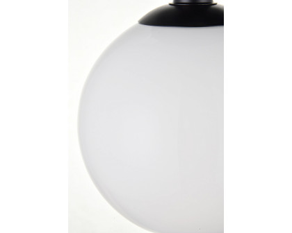 Elegant Baxter 1-Light Flush Mount - Black, L 7,9" (LD2205BK)