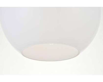 Elegant Baxter 1-Light Flush Mount - Brass, L 7,9" (LD2205BR)