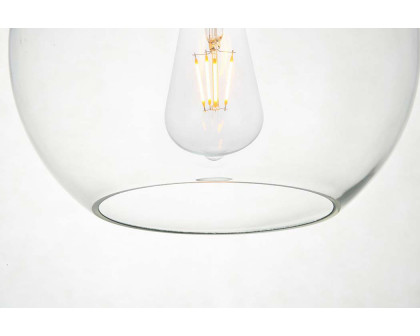 Elegant Baxter 3-Light Pendant - Black, L 18.1" (LD2208BK)