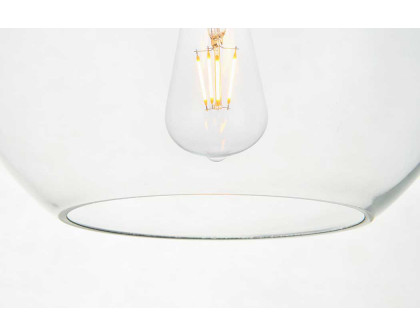 Elegant Baxter 3-Light Pendant - Brass, L 18.1" (LD2208BR)