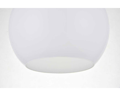 Elegant Baxter 1-Light Flush Mount - Chrome, L 9.8" (LD2211C)