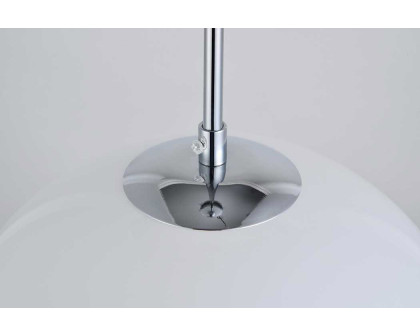 Elegant Baxter 1-Light Pendant - Chrome, L 9.8" (LD2213C)