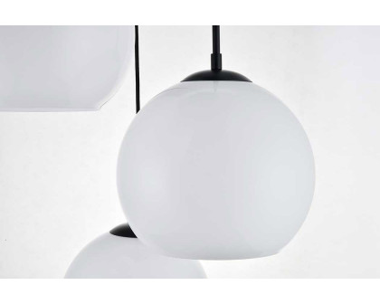 Elegant Baxter 3-Light Pendant - Black, L 20.1" (LD2215BK)