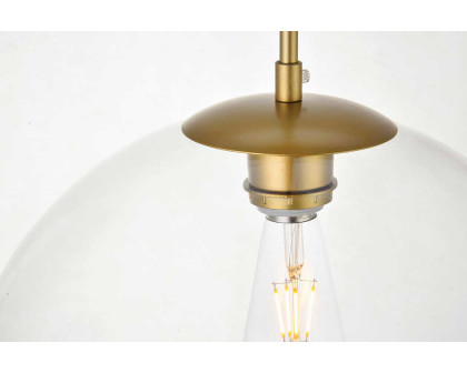 Elegant Baxter 3-Light Pendant - Brass, L 20.9" (LD2218BR)