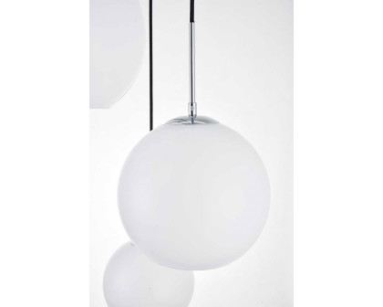 Elegant Baxter 3-Light Pendant - Chrome, L 20.9" (LD2219C)