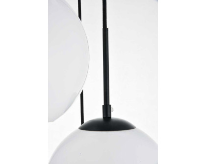 Elegant Baxter 18" 5-Light Pendant - Black (LD2227BK)