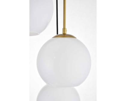 Elegant Baxter 18" 5-Light Pendant - Brass (LD2227BR)