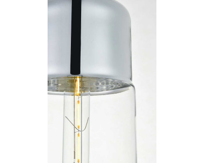 Elegant Ashwell 12.6" 1-Light Pendant - Chrome (LD2240C)