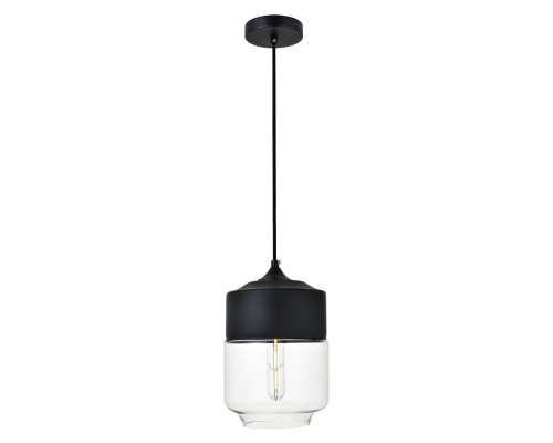 Elegant - Ashwell 11" 1-Light Pendant (LD2241BK)