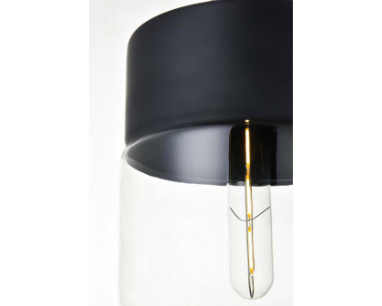 Elegant - Ashwell 11" 1-Light Pendant (LD2241BK)