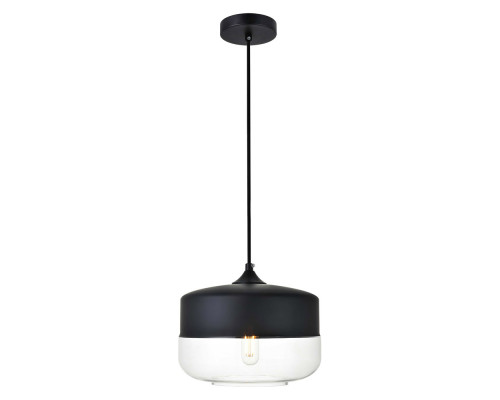 Elegant - Ashwell 8.7" 1-Light Pendant (LD2243BK)