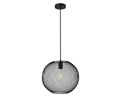 Elegant Keller 1 Light Pendant - Black, L 13.2" (LD2250BK)