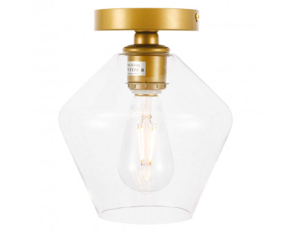 Elegant Flush Mount Light - Brass (LD2254BR)