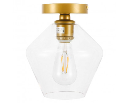 Elegant Flush Mount Light - Brass (LD2254BR)